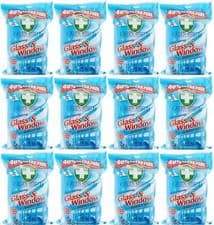 Image of Green Shield Wipes Glass & Window Cleaning Wipes 70 Wipes Per Pack x 12