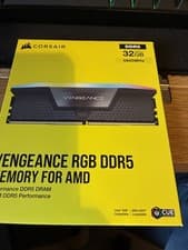 Image of Corsair Vengeance RGB DDR5 32GB 2x16gb AMD Expo 5600mhz Cl36 Sealed Brand New