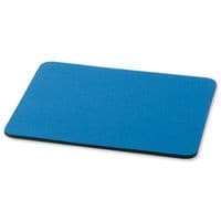 Image of 5 Star Office Mouse Mat with 6mm Rubber Sponge Backing 248x220mm Blue