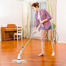 Image of Electric Spin Scrubber, Cordless Spin Scrubber With 4 Scubbing heads