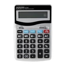 Image of Aurora DT303 Desktop Basic Calculator Silver