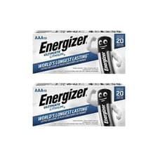 Image of Energizer AAA ULTIMATE Lithium 20 Pack Batteries 1.5v LR03 L92 Digital Camera