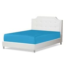 Image of 100% Egyptian Cotton Fitted Sheet 200 Thread Count Single Double King Super King