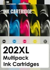 Image of 202XL Multipack For Epson XP6100 Ink Cartridges Non OEM 202 Kiwi Ink Set 5 Inks