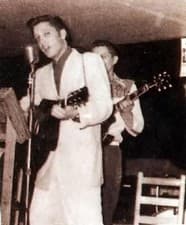 Image of Elvis Presley FRIDGE MAGNET 232---1954 on stage in Memphis