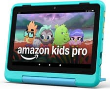 Image of Amazon Fire HD 8 Kids Pro Tablet for 6 –12, 8 Inch 32GB 2024 Hello Teal