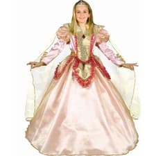 Image of Dress Up America Little Princess of the Castle Costume - Role Play Costume