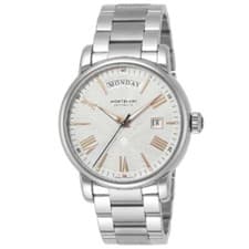 Image of Montblanc 4810 114854 Silver Men's Watch New + Box & Paper's