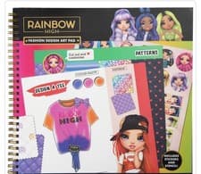 Image of Rainbow High Gifts Set Fashion Design , Rainbow High Activities Art Pad Creative