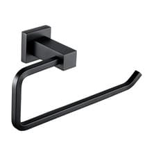 Image of Arissa Matt Black Towel Ring BeBa_25499