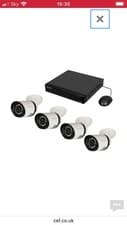 Image of ESP 4 Channel CCTV System w/ 4 Cameras 500GB 2MP Live Security RHD4KB4W