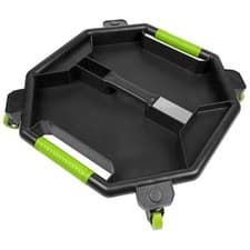 Image of Sealey SCR86HV Creeper Tool Tray 5 Compartments 30Kg Capacity - Hi-Vis