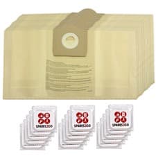 Image of Dust Bags x 15 for DRAPER WDV21 Vacuum Cleaner + Fresh
