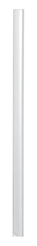 Image of Durable A4 Spine Bar 6mm Transparent - Pack of 50 - Quick and Easy Binding for Unpunched Documents - Holds Up to 60 A4 Sheets