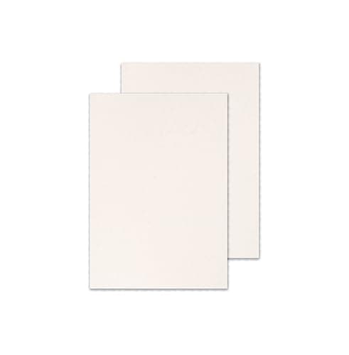 Image of Q-Connect KF00502 A4 Leathergrain Binding Comb Cover - White (Pack of 100)