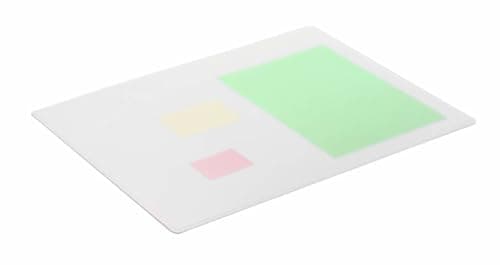 Image of Durable Desk Pad with Decorative Groove, 53 x 40 cm, Anti-Glare, Non-Slip, Polypropylene, Transparent, 712219