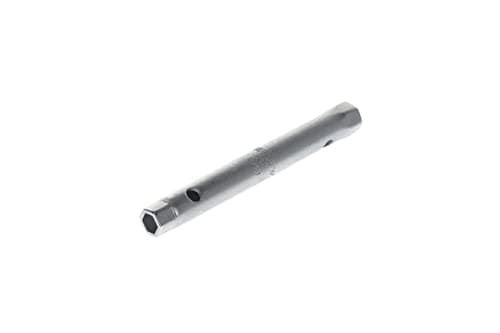 Image of GEDORE Tubular box wrench, 8 + 10 mm, Hex, 120 mm long, Tool for nuts automotive, 26 R 8x10, Chrome-plated steel