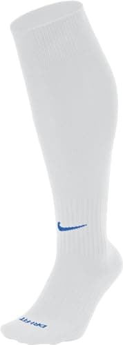 Image of NIKE Men's Depreciated Nike Classic 2 Football Socks, Multicolored (White Royal Blue), L UK