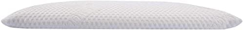 Image of SUQ I OME Slim Sleeper -Thin Latex Pillow for Sleeping,Low Profile Ultra Thin for Stomach, Back, or Side Sleepers, Firm, 23x15.7x2.7 inch,Cube White