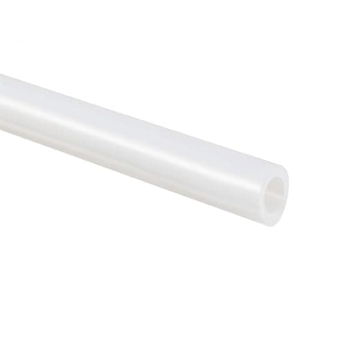 Image of TOP-VIGOR Silicone Tube 6mm ID x 9mm OD 1m / 3.28ft Length, Flexible Industrial Silicone Tubing Rubber Water Air Hose Pipe for Pneumatic Air, Hydraulic Fluid, Coolant Transfer, Translucent