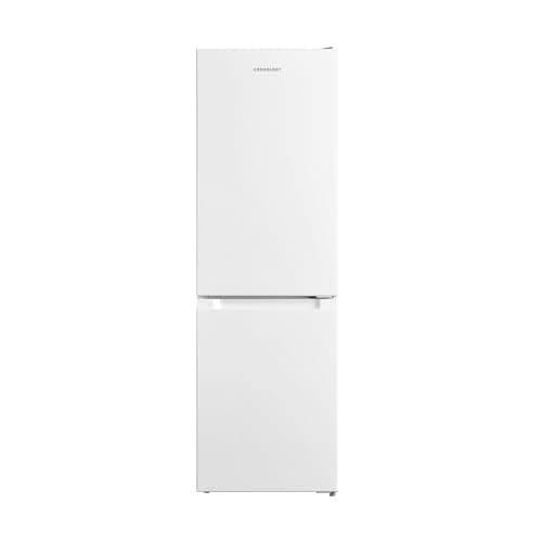 Image of Cookology CFF174WH Static 174 Litre Freestanding Fridge Freezer, Adjustable Temperature Control, Shelves and Legs, Reversible Doors, Efficient LED Light, 4 Star Freezer Rating - in White