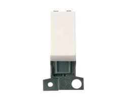 Image of Click MD004PW Minigrid 10A 2 Way Retractive Switch Module Polar White