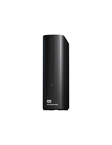 Image of WD 4TB Elements External Hard Drive, Desktop HDD storage, USB 3.0 compatible, Fast Transfer rates, Easy add on storage for all your pictures, videos, music and documents, Black