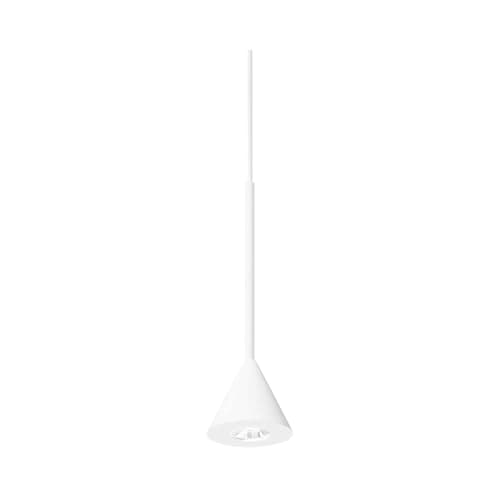 Image of Ideal Lux Archimede Integrated LED Cone Pendant Ceiling Light White 250Lm 3000K