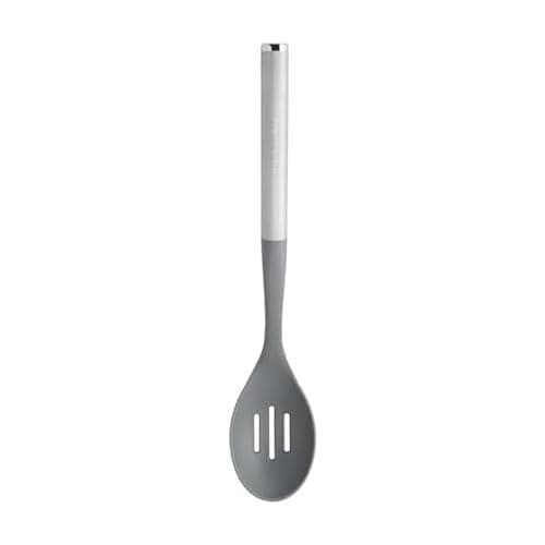 Image of KitchenAid Slotted Spoon with Stainless Steel Handle, Nonstick Safe, Ideal for Draining and Scooping, Durable and Dishwasher Safe