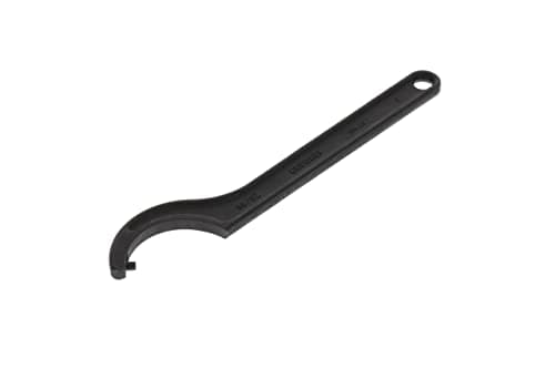 Image of GEDORE 6337120 Hook spanner with pin, for Capstan nuts, AF 58-62 mm, Tip dia. 8 mm, Ratchet spanner, 40 Z 58-62
