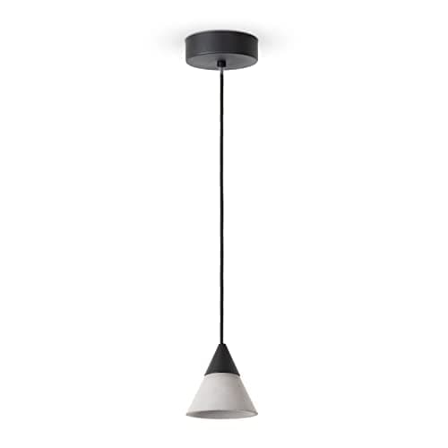 Image of Paco Home Pendant Dining Table Hanging Lamp Pendant Dining Room Modern Concrete Retro Vintage LED Lamp, Lamp Type:Type 1, Colour:Black-Concrete