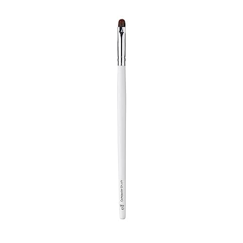 Image of e.l.f. Essentials Small Concealer Brush, Makeup Brush Masks Imperfections & Covers Blemishes For A Flawless Look, Vegan & Cruelty-Free
