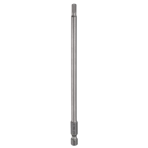 Image of sourcing map H4.0 Hex Head Drill Bit Wrench 4mm Metric Flat Tip 1/4" Hex Shank 300mm (12") Long Magnetic Hexagonal Screw Driver Socket Industrial Screwdriver Power Bits