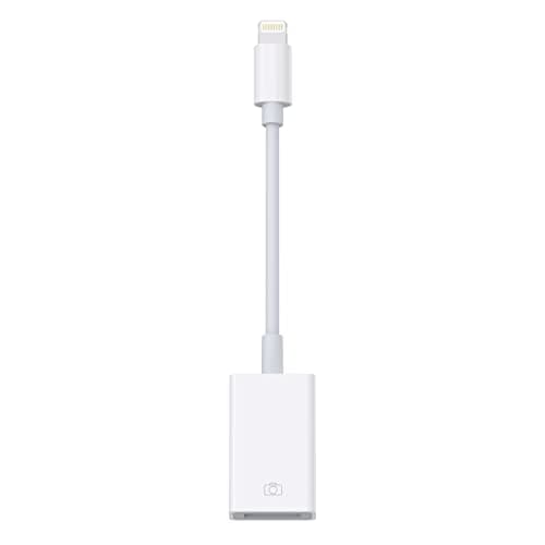 Image of BOUTOP Apple MFi Certified Lightning to USB Adapter for Camera Support Hubs, Ethernet Adapter, MIDI Keyboard, Card Reader Compatible with iPhone iPad, White