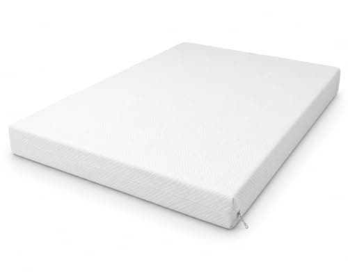 Image of Ula Beds 3FT Single Memory Foam Mattress 90x190cm | Orthopaedic Medium Firm Mattress with Removable Washable Zip Cover | Anti Allergy Fire Resistant Rolled Vacuum Packed Bed Mattress (3FT Single)