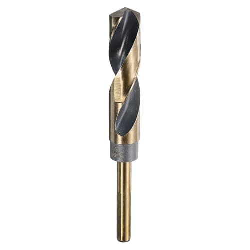 Image of sourcing map Twist Drill Bit 19mm Dia High-Speed Steel 4341 Metric Drill Bits 5.9" Overall Length with Black & Gold Oxide Coating for Drilling Hard Metals, Stainless Steel, Alloy Steel