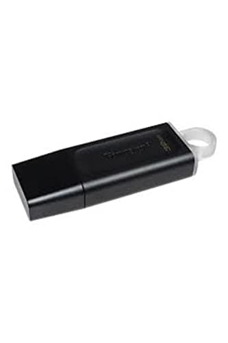 Image of Kingston DataTraveler Exodia DTX/32GB Flash Drive USB 3.2 Gen 1 - with Protective Cap and Keyring in Multiple Colours, black