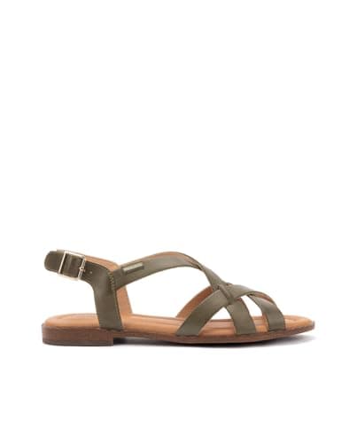 Image of Pikolinos Women's Leather Sandals Algar W0X, Pickle, 5 UK