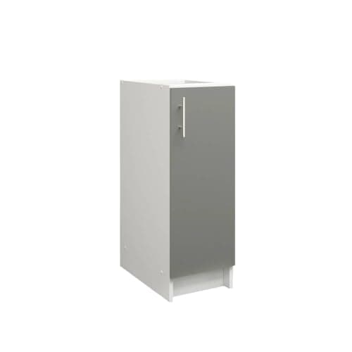 Image of JD Greta Fixed Height 300mm Kitchen Base Cabinet Floor Unit (Without Worktop) – Grey Matt
