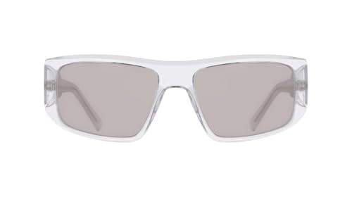 Image of DKNY Unisex DK555S Sunglasses, Crystal Clear, 57, crystal clear, 57