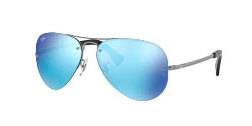 Image of Ray-Ban Unisex's Rb 3449 Sunglasses, Gunmetal, 59