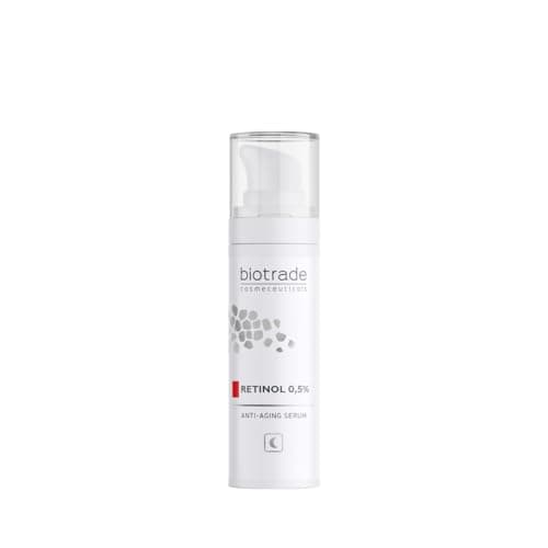 Image of Biotrade Retinol 0,5% Anti-Aging Serum for All Skin Types – Retinol Serum for Face to Reduce Acne Scars & Hyperpigmentation and Stimulates Collagen Synthesis, Firmness and Elasticity – 30ml