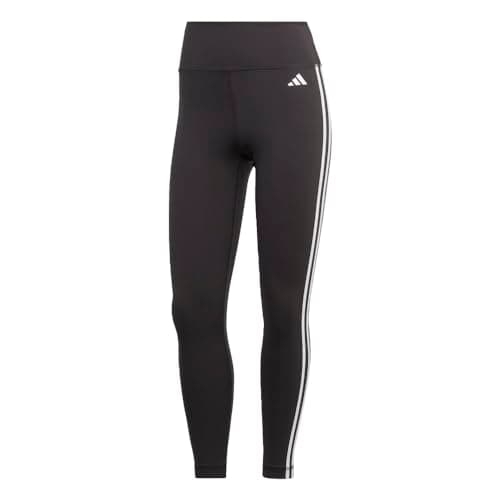 Image of adidas Women's Train Essentials 3-Stripes High-Waisted 7/8 Leggings, Black, S