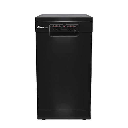 Image of CANDY CDPH 2L1049B-80 Freestanding 10 Place Setting Slimline 45cm Dishwasher, 5 Programmes, Quick wash, Black