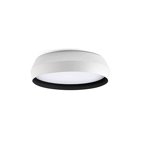 Image of Faro Shoku 350 White, Black Wall/Ceiling Lamp 24W 2700K