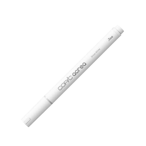 Image of COPIC acrea 001 Snow White Paint Marker with Water and Pigment-Based Ink, Line Width 0.8-1.2 mm