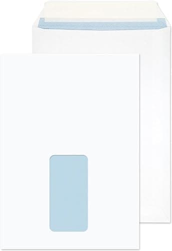 Image of Blake Purely Everyday C5 229 x 162 mm 100 gsm Pocket Peel & Seal Window Envelopes (23084/100 PR) White - Pack of 100