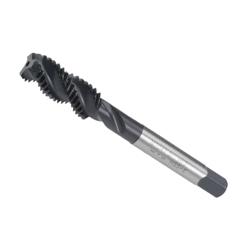Image of CoCud Spiral Flute Threading Tap, M10X1.5 Thread Size, Nitriding Coated HSS Tapping Tool - (Applications: for Processing Holes & Sticky Materials)