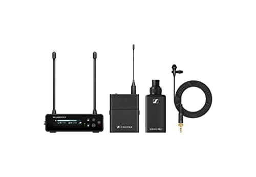 Image of Sennheiser EW-DP ENG SET (U1/5) Portable Digital UHF Wireless Microphone System with EK Receiver, SK Bodypack Transmitter and ME2 Omnidirectional Lav Mic - Black (700046)