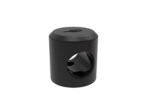 Image of Hiplok ANKR MINI - Black. Compact Bike Wall & Ground Anchor for Bicycles & Scooters. Steel, Easy-Fit, Fixings inc. 50mm x 50mm (25mm Internal)